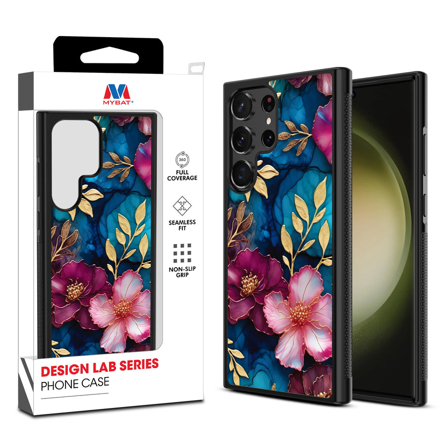 MyBat Design Lab Series Case for Samsung Galaxy S24 Ultra - Gilded Petals - MSS24UCSLESM188-1.jpg