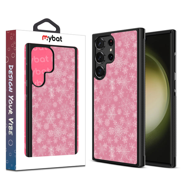 MyBat Design Lab Series Case for Samsung Galaxy S24 Ultra - Pink Snowflakes - MSS24UCSLESM282-1.jpg