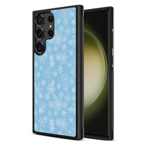 MyBat Design Lab Series Case for Samsung Galaxy S24 Ultra - Blue Snowflakes - MSS24UCSLESM283-2.jpg