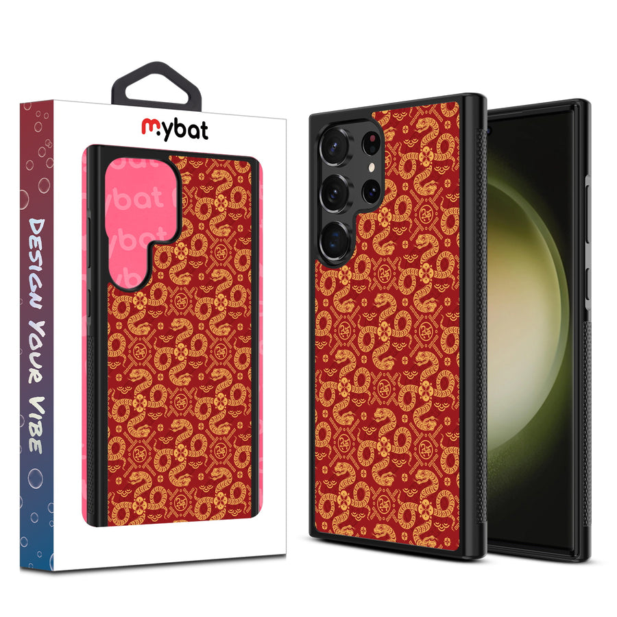 MyBat Design Lab Series Case for Samsung Galaxy S24 Ultra - Golden Snake Dance - MSS24UCSLESM317-1.jpg