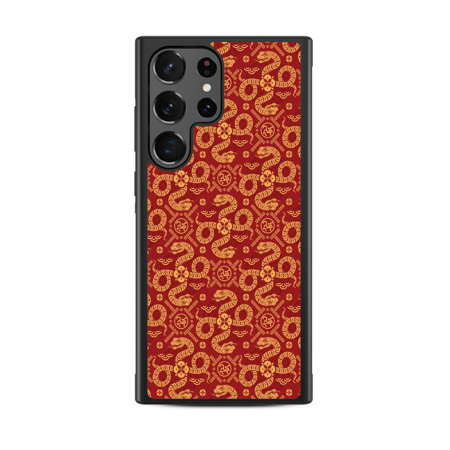 MyBat Design Lab Series Case for Samsung Galaxy S24 Ultra - Golden Snake Dance - MSS24UCSLESM317-3.jpg