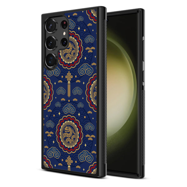 MyBat Design Lab Series Case for Samsung Galaxy S24 Ultra - Wisdom of the Snake - MSS24UCSLESM318-2.jpg