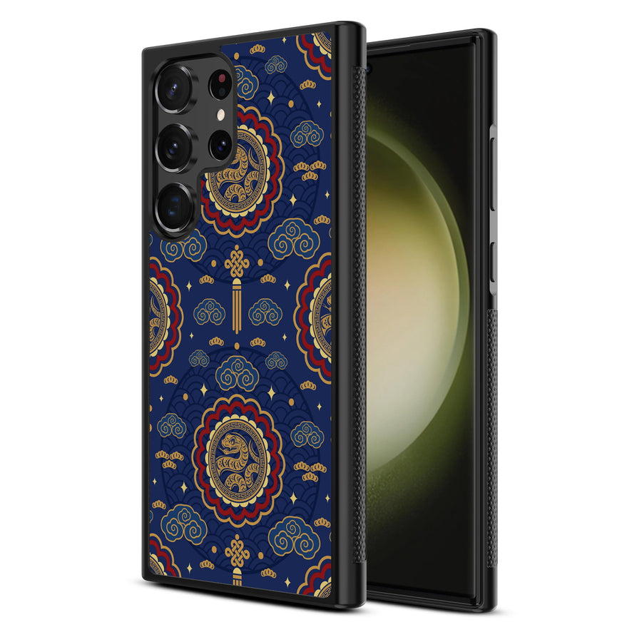 MyBat Design Lab Series Case for Samsung Galaxy S24 Ultra - Wisdom of the Snake - MSS24UCSLESM318-2.jpg