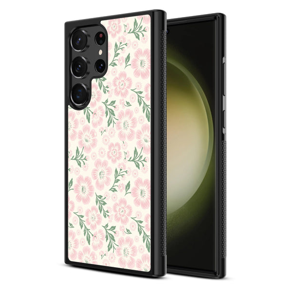 MyBat Design Lab Series Case for Samsung Galaxy S24 Ultra - Pink Posies - MSS24UCSLESM473-2.jpg