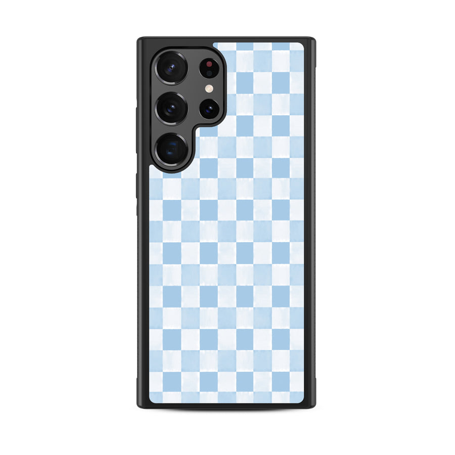 MyBat Design Lab Series Case for Samsung Galaxy S24 Ultra - Sky Blue Check - MSS24UCSLESM478-3.jpg