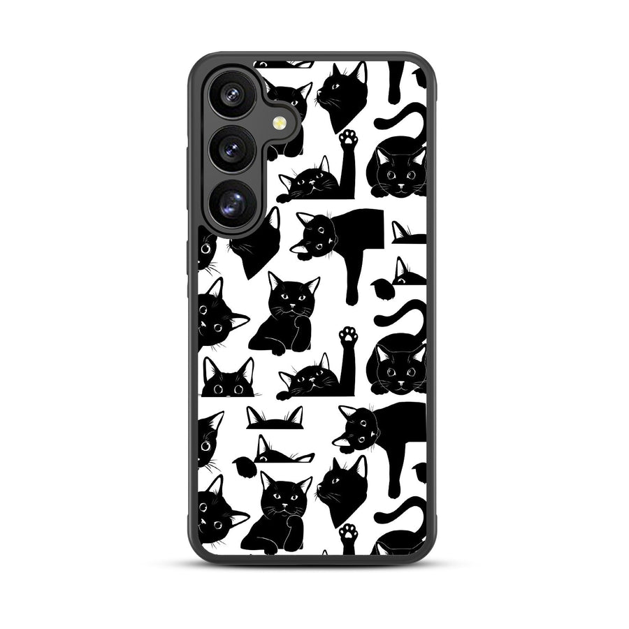 MyBat Design Lab Series Case for Samsung Galaxy S25 - Black Cats