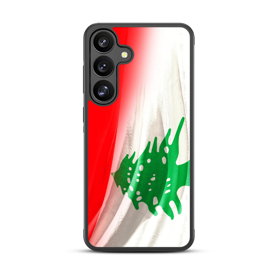 MyBat Design Lab Series Case for Samsung Galaxy S25 - Lebanese Flag - MSS25CSLESM033-3.jpg