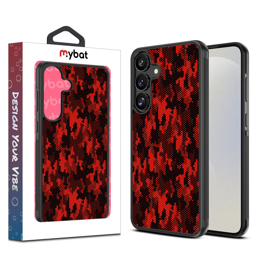 MyBat Design Lab Series Case for Samsung Galaxy S25 - Red Digital Camouflage