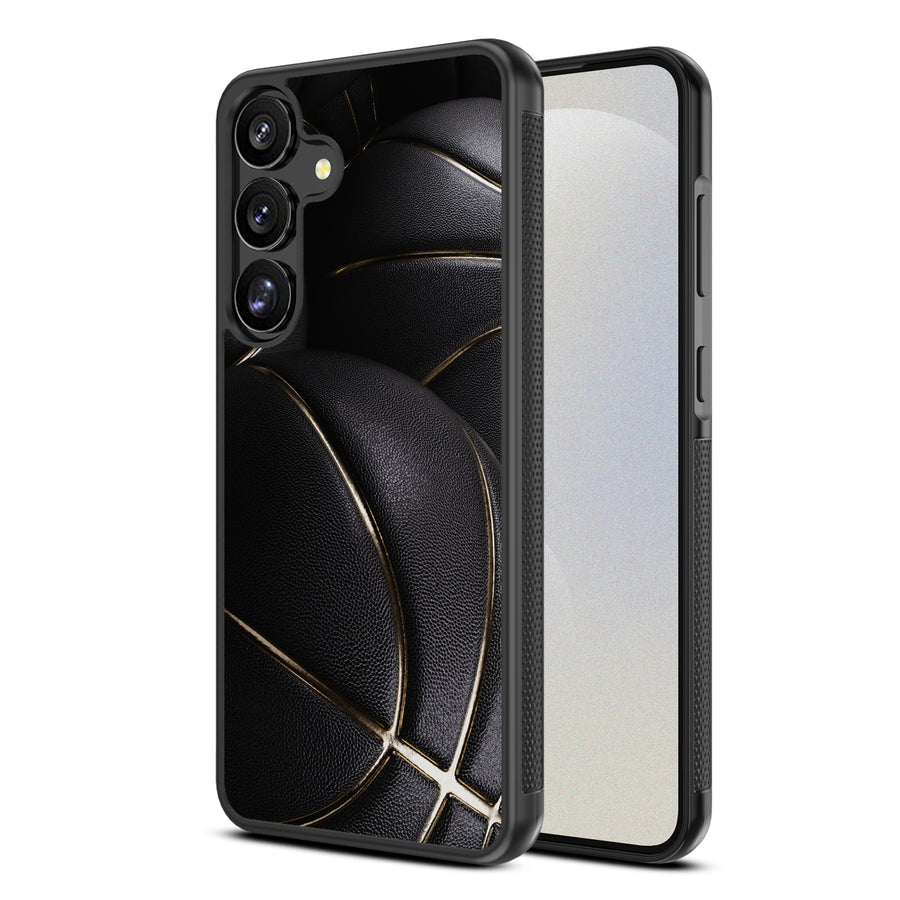 MyBat Design Lab Series Case for Samsung Galaxy S25 - Black Basketballs - MSS25CSLESM090-2.jpg