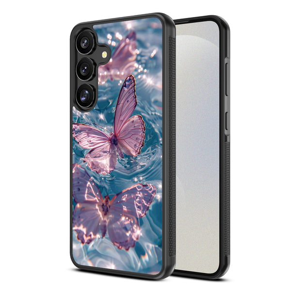 MyBat Design Lab Series Case for Samsung Galaxy S25 - Floating Butterflies - MSS25CSLESM180-2.jpg