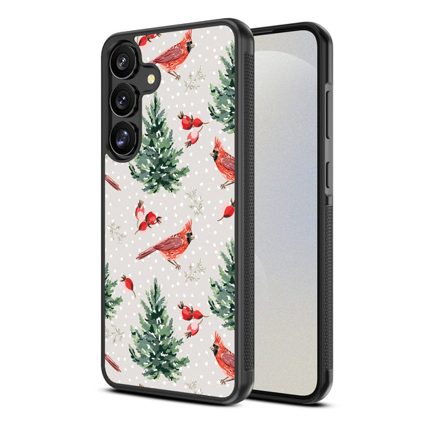MyBat Design Lab Series Case for Samsung Galaxy S25 - Winter Cardinals - MSS25CSLESM298-2.jpg