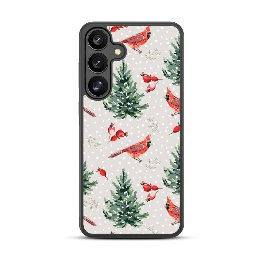 MyBat Design Lab Series Case for Samsung Galaxy S25 - Winter Cardinals