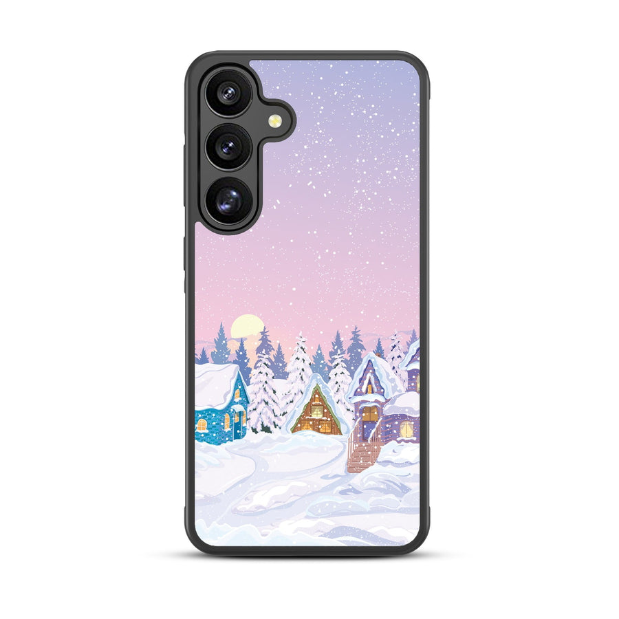 MyBat Design Lab Series Case for Samsung Galaxy S25 - Snow Globe Village