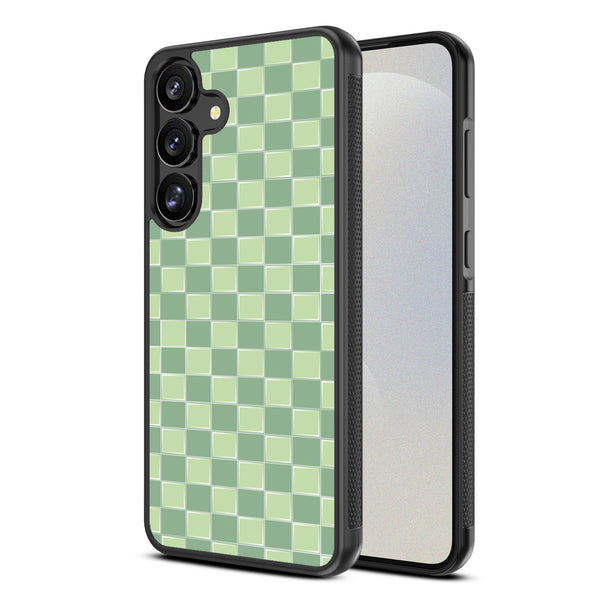 MyBat Design Lab Series Case for Samsung Galaxy S25 - Matcha Check - MSS25CSLESM482-2.jpg