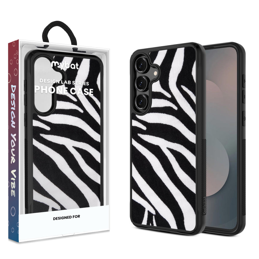 MyBat Design Lab Series Case for Samsung Galaxy S25 Fan Edition - Zebra Print - MSS25FECSLESMP009-1.jpg