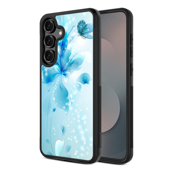 MyBat Design Lab Series Case for Samsung Galaxy S25 Fan Edition - Butterfly & Flowers - MSS25FECSLESMP020-2.jpg