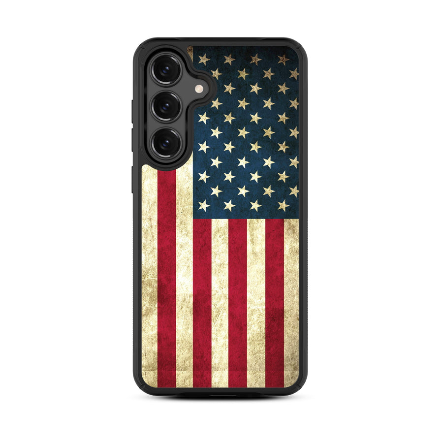 MyBat Design Lab Series Case for Samsung Galaxy S25 Fan Edition - American Flag - MSS25FECSLESMP043-3.jpg