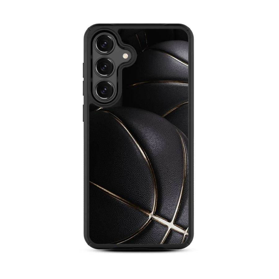 MyBat Design Lab Series Case for Samsung Galaxy S25 Fan Edition - Black Basketballs