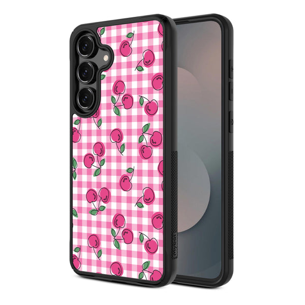 MyBat Design Lab Series Case for Samsung Galaxy S25 Fan Edition - Pink Cherries - MSS25FECSLESMP100-2.jpg