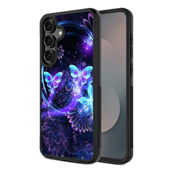 MyBat Design Lab Series Case for Samsung Galaxy S25 Fan Edition - Butterfly Magic - MSS25FECSLESMP164-2.jpg