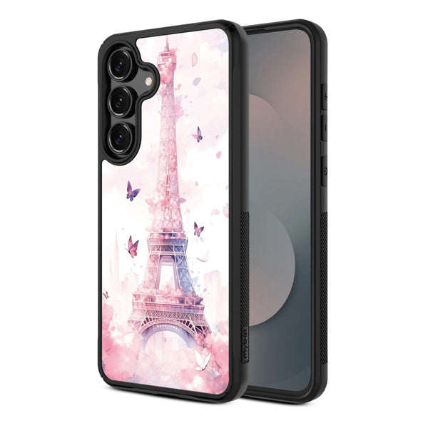 MyBat Design Lab Series Case for Samsung Galaxy S25 Fan Edition - Parisian Butterflies - MSS25FECSLESMP182-2.jpg