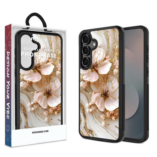 MyBat Design Lab Series Case for Samsung Galaxy S25 Fan Edition - Golden Petal Glow - MSS25FECSLESMP186-1.jpg