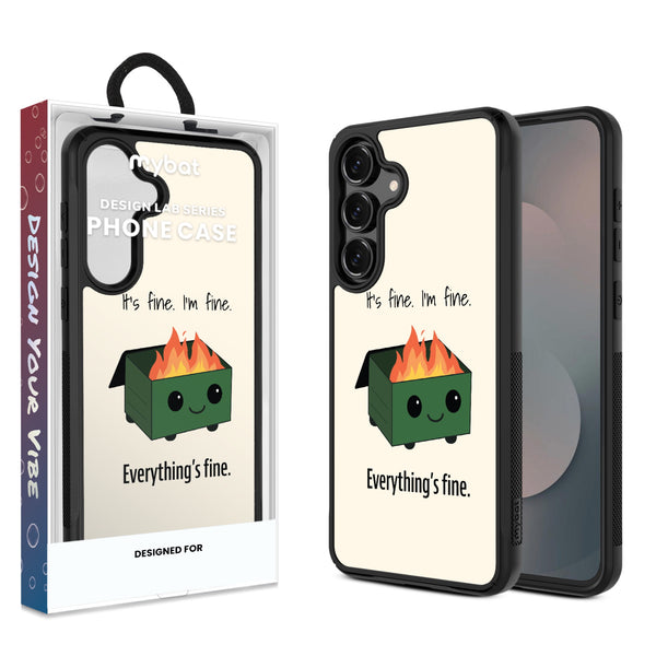 MyBat Design Lab Series Case for Samsung Galaxy S25 Fan Edition - Dumpster Fire - MSS25FECSLESMP255-1.jpg