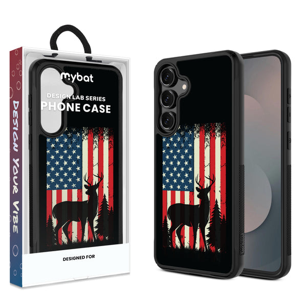 MyBat Design Lab Series Case for Samsung Galaxy S25 Fan Edition - Stars, Stripes and Stags - MSS25FECSLESMP319-1.jpg