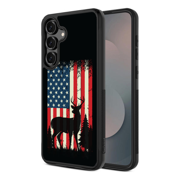 MyBat Design Lab Series Case for Samsung Galaxy S25 Fan Edition - Stars, Stripes and Stags - MSS25FECSLESMP319-2.jpg