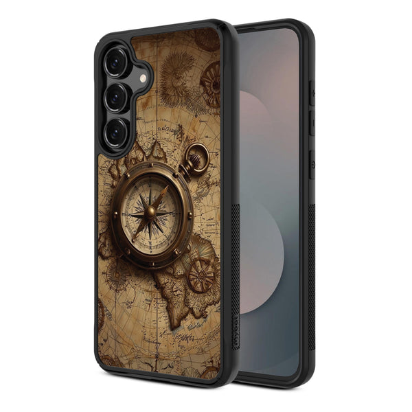 MyBat Design Lab Series Case for Samsung Galaxy S25 Fan Edition - Compass - MSS25FECSLESMP378-2.jpg