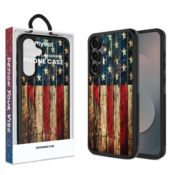 MyBat Design Lab Series Case for Samsung Galaxy S25 Fan Edition - US Painted Flag - MSS25FECSLESMP381-1.jpg