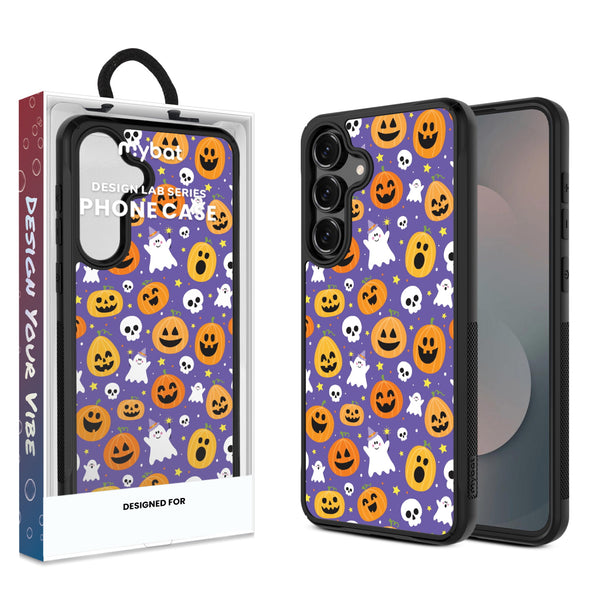MyBat Design Lab Series Case for Samsung Galaxy S25 Fan Edition - Pumpkin Party - MSS25FECSLESMP404-1.jpg