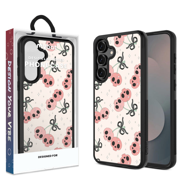 MyBat Design Lab Series Case for Samsung Galaxy S25 Fan Edition - Cherry Skulls - MSS25FECSLESMP408-1.jpg