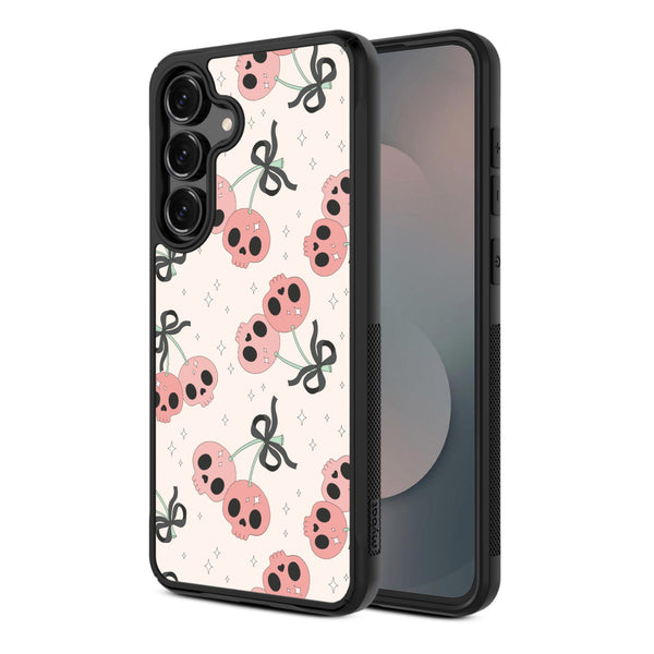 MyBat Design Lab Series Case for Samsung Galaxy S25 Fan Edition - Cherry Skulls - MSS25FECSLESMP408-2.jpg