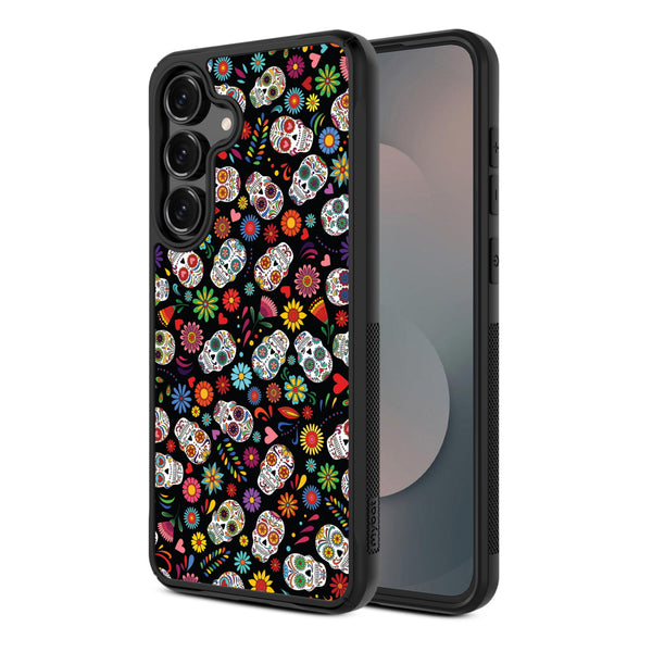 MyBat Design Lab Series Case for Samsung Galaxy S25 Fan Edition - Fiesta Skulls - MSS25FECSLESMP421-2.jpg