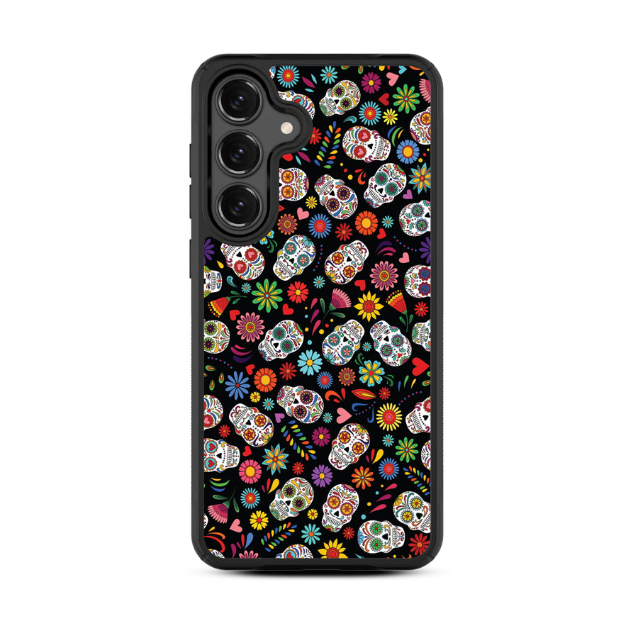 MyBat Design Lab Series Case for Samsung Galaxy S25 Fan Edition - Fiesta Skulls - MSS25FECSLESMP421-3.jpg
