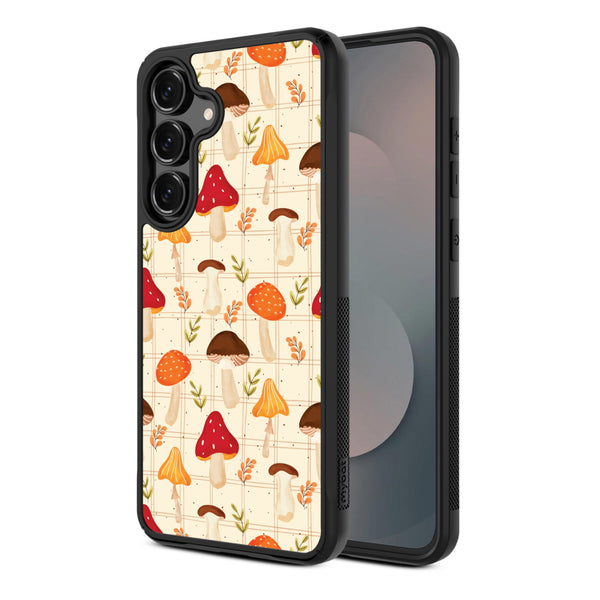 MyBat Design Lab Series Case for Samsung Galaxy S25 Fan Edition - Mushroom Patch - MSS25FECSLESMP426-2.jpg