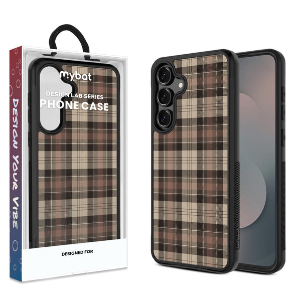 MyBat Design Lab Series Case for Samsung Galaxy S25 Fan Edition - Mocha Flannel - MSS25FECSLESMP431-1.jpg
