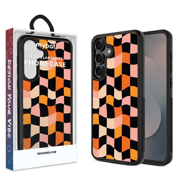 MyBat Design Lab Series Case for Samsung Galaxy S25 Fan Edition - Groovy Check - MSS25FECSLESMP448-1.jpg