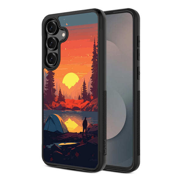 MyBat Design Lab Series Case for Samsung Galaxy S25 Fan Edition - Sunset Camp - MSS25FECSLESMP450-2.jpg