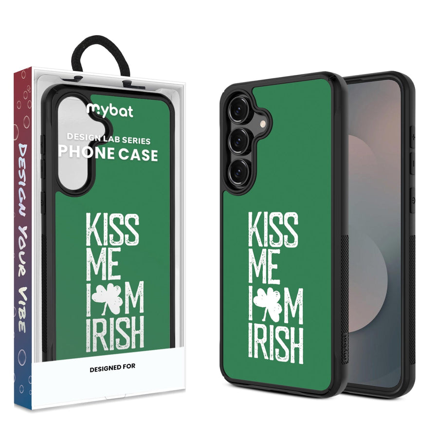 MyBat Design Lab Series Case for Samsung Galaxy S25 Fan Edition - Kiss Me I'm Irish