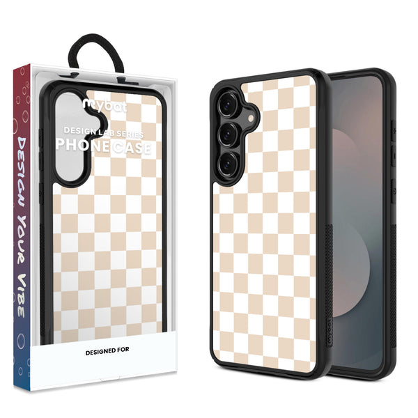 MyBat Design Lab Series Case for Samsung Galaxy S25 Fan Edition - Tan Check - MSS25FECSLESMP475-1.jpg