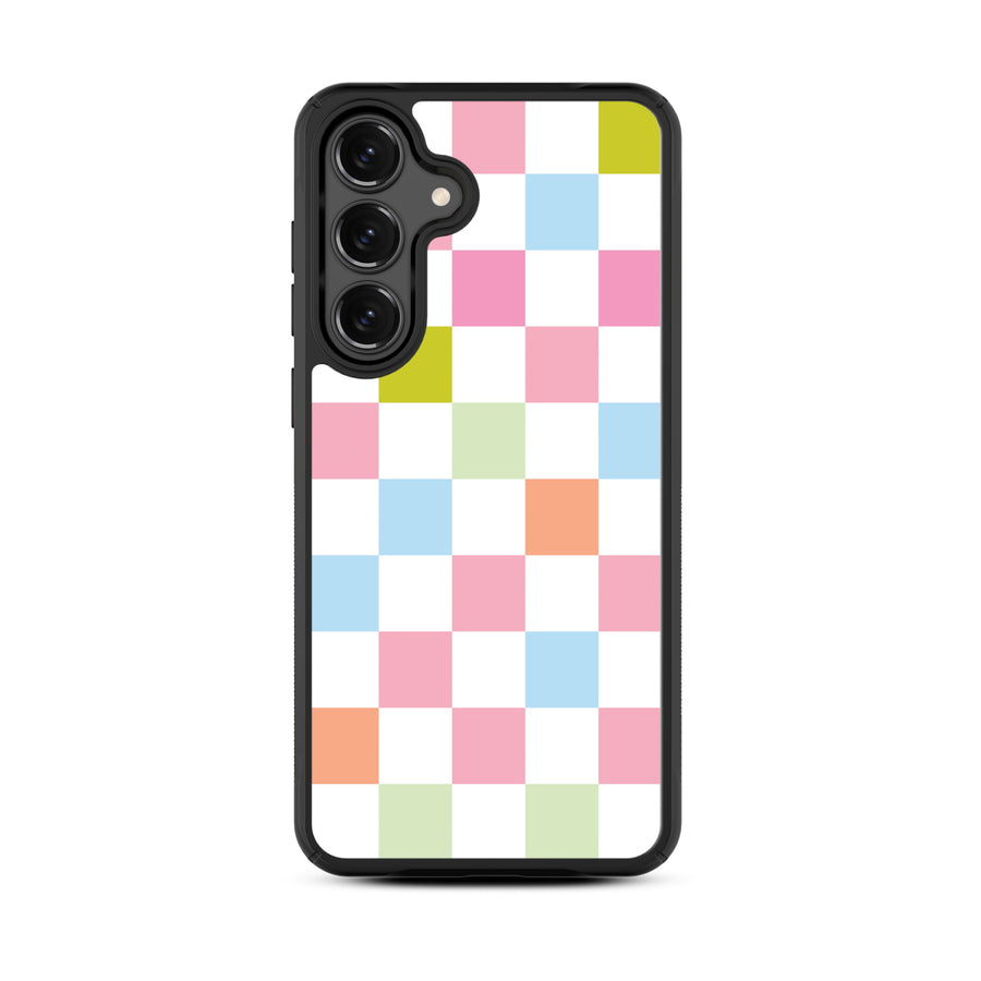 MyBat Design Lab Series Case for Samsung Galaxy S25 Fan Edition - Pastel Check - MSS25FECSLESMP480-3.jpg