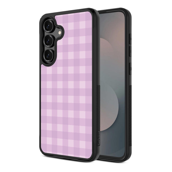 MyBat Design Lab Series Case for Samsung Galaxy S25 Fan Edition - Purple Plaid - MSS25FECSLESMP483-2.jpg