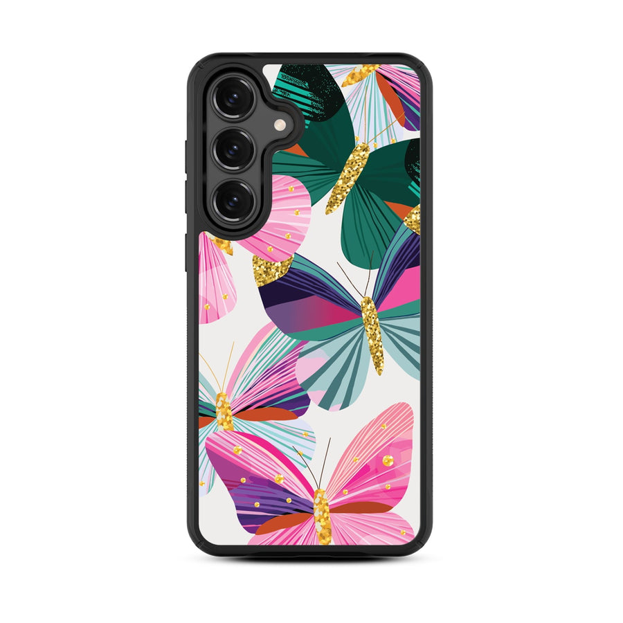 MyBat Design Lab Series Case for Samsung Galaxy S25 Fan Edition - Bright Flutter