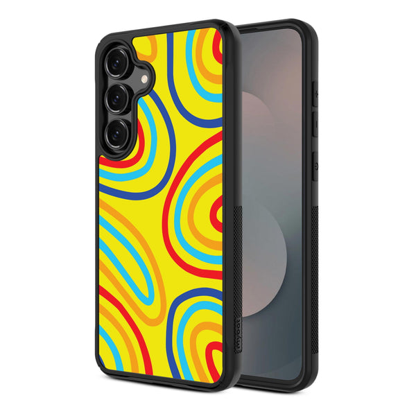 MyBat Design Lab Series Case for Samsung Galaxy S25 Fan Edition – Rainbow Waves - MSS25FECSLESMP499-2.jpg