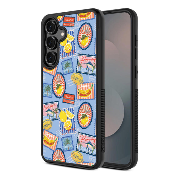 MyBat Design Lab Series Case for Samsung Galaxy S25 Fan Edition – Summer Stamps - MSS25FECSLESMP537-1.JPG