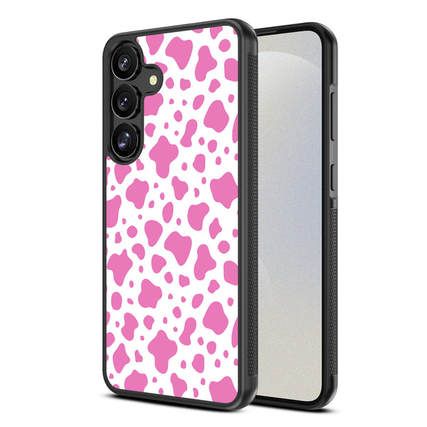 MyBat Design Lab Series Case for Samsung Galaxy S25 Plus - Pink Cow Print - MSS25PCSLESM015-2.jpg