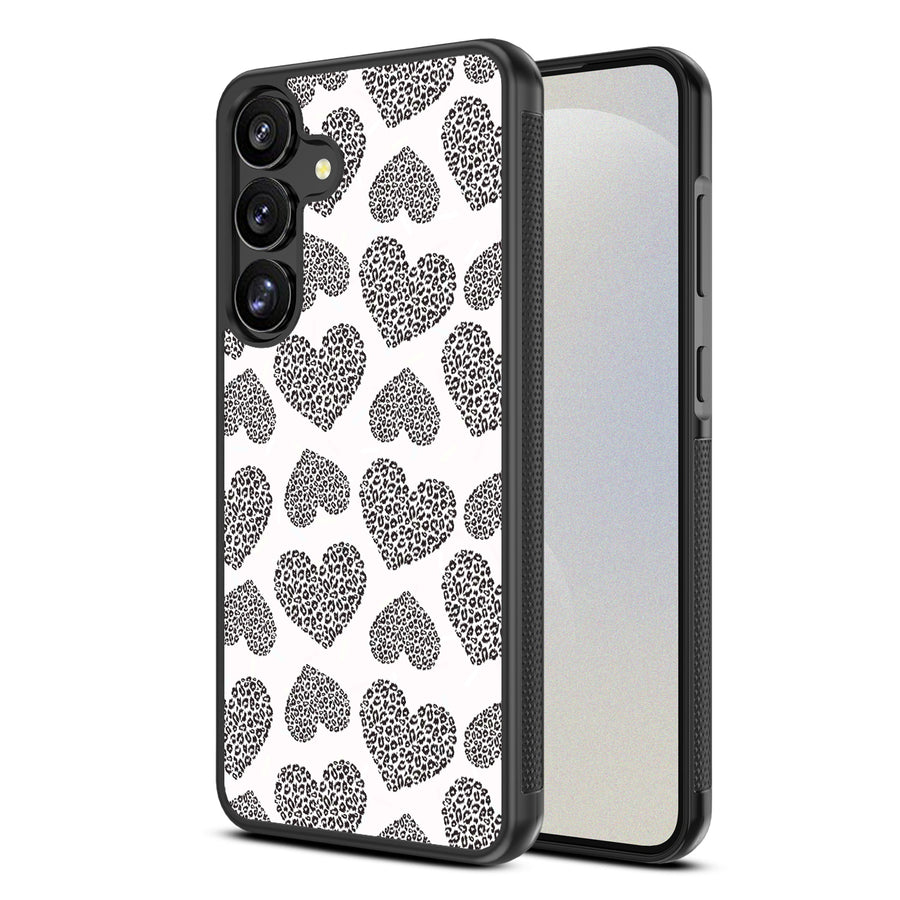 MyBat Design Lab Series Case for Samsung Galaxy S25 Plus - Leopard Print Hearts - MSS25PCSLESM098-2.jpg