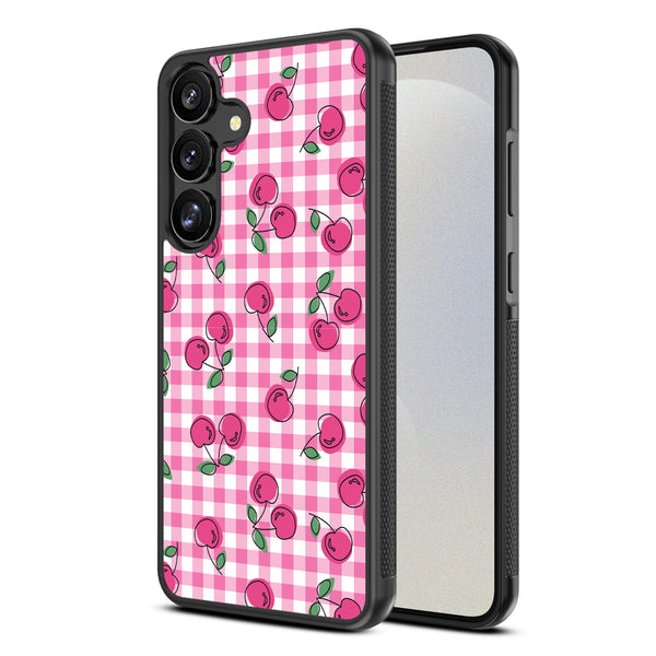 MyBat Design Lab Series Case for Samsung Galaxy S25 Plus - Pink Cherries - MSS25PCSLESM100-2.jpg
